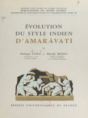 cover image of Évolution du style indien d'Amarāvatī